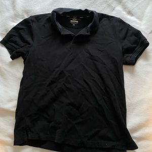 Black club room polo